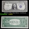 1957B $1 Blue Seal Silver Certificate Grades Choice CU