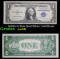 1935G $1 Blue Seal Silver Certificate Grades AU, Almost Unc