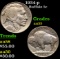 1934-p Buffalo Nickel 5c Grades Choice AU