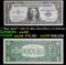 **Star Note** 1957 $1 Blue Seal Silver Certificate Grades Choice AU