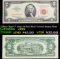 **Star Note** 1963 $2 Red Seal United States Note Grades vf++