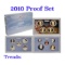 2010 Mint Proof Set In Original Case! 14 Coins Inside!