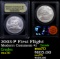 2003-P First Flight Modern Commem Dollar $1 Graded ms70, Perfection By USCG