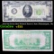 1934 $20 Green Seal Federal Reserve Note (Philadelphia, PA) Grades vf+