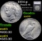 1934-p Peace Dollar $1 Graded ms64+ By SEGS