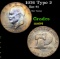 1976 Type 2 Eisenhower Dollar $1 Grades Choice Unc