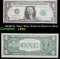 1963B $1 'Barr Note' Federal Reserve Note Grades vf++