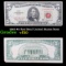 1963 $5 Red Seal United States Note Grades vf, very fine