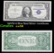 1957B $1 Blue Seal Silver Certificate Grades Choice AU/BU Slider