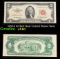 1953A $2 Red Seal United States Note Grades xf