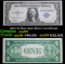 1935 $1 Blue Seal Silver Certificate Grades Choice AU