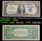 **Star Note** 1957 $1 Blue Seal Silver Certificate Grades vf+