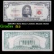 1963 $5 Red Seal United States Note Grades f, fine