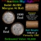 ***Auction Highlight***  AU/BU Slider Brinks Shotgun Morgan $1 Roll 1896 & 'P' Ends Virtually UNC (f