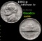 1983-p Jefferson Nickel 5c Grades Choice+ Unc