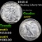 1945-d Walking Liberty Half Dollar 50c Grades Choice+ Unc