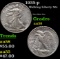 1935-p Walking Liberty Half Dollar 50c Grades Choice AU/BU Slider