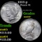 1923-p Peace Dollar $1 Grades Choice+ Unc