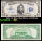 1934A $5 Blue Seal Silver Certificate Grades vf+