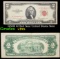 1953B $2 Red Seal United States Note Grades vf+