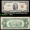 1953B $2 Red Seal United States Note Grades vf+