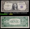 1935H $1 Blue Seal Silver Certificate Grades vf+