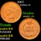 1907 Indian Cent 1c Grades Select+ Unc RB