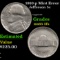 1983-p Jefferson Nickel Mint Error 5c Grades GEM 5fs