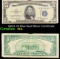 1953A $5 Blue Seal Silver Certificate Grades f+