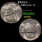 1944-s Jefferson Nickel 5c Grades Choice+ Unc