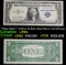 **Star Note** 1957A $1 Blue Seal Silver Certificate Grades vf+