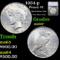 1934-p Peace Dollar $1 Graded ms64+ By SEGS