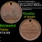 1876-1776 Philadelphia Centennial Exposition Medal Grades xf details