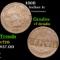 1860 Indian Cent 1c Grades vf details