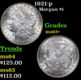 1921-p Morgan Dollar $1 Grades Select+ Unc