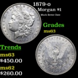 1879-o Morgan Dollar $1 Grades Select Unc