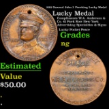 1918 General John I. Pershing Lucky Medal Grades NG