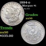 1894-o Morgan Dollar 1 Grades AU, Almost Unc