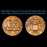 1961-1965 Ulysses S. Grant & Robert E. Lee Civil War Centennial Commission Medal.
