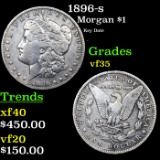 1896-s Morgan Dollar $1 Grades vf++