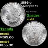 1884-o Morgan Dollar $1 Grades Choice+ Unc