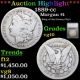 ***Auction Highlight*** 1889-cc Morgan Dollar $1 Graded vg10 By SEGS (fc)