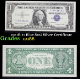 1957B $1 Blue Seal Silver Certificate Grades Choice AU/BU Slider