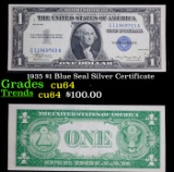 1935 $1 Blue Seal Silver Certificate Grades Choice CU