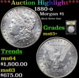 ***Auction Highlight*** 1880-o Morgan Dollar $1 Graded Select+ Unc BY USCG (fc)