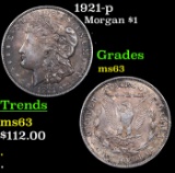 1921-p Morgan Dollar $1 Grades Select Unc