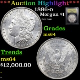 ***Auction Highlight*** 1886-o Morgan Dollar $1 Graded Choice Unc By USCG (fc)