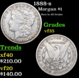 1888-s Morgan Dollar $1 Grades vf++