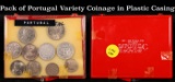 Pack of Portugal Variety Coinage in Plastic Casing