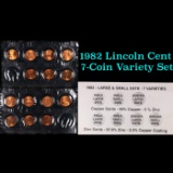 1982 Lincoln Cent 7-Coin Variety Set